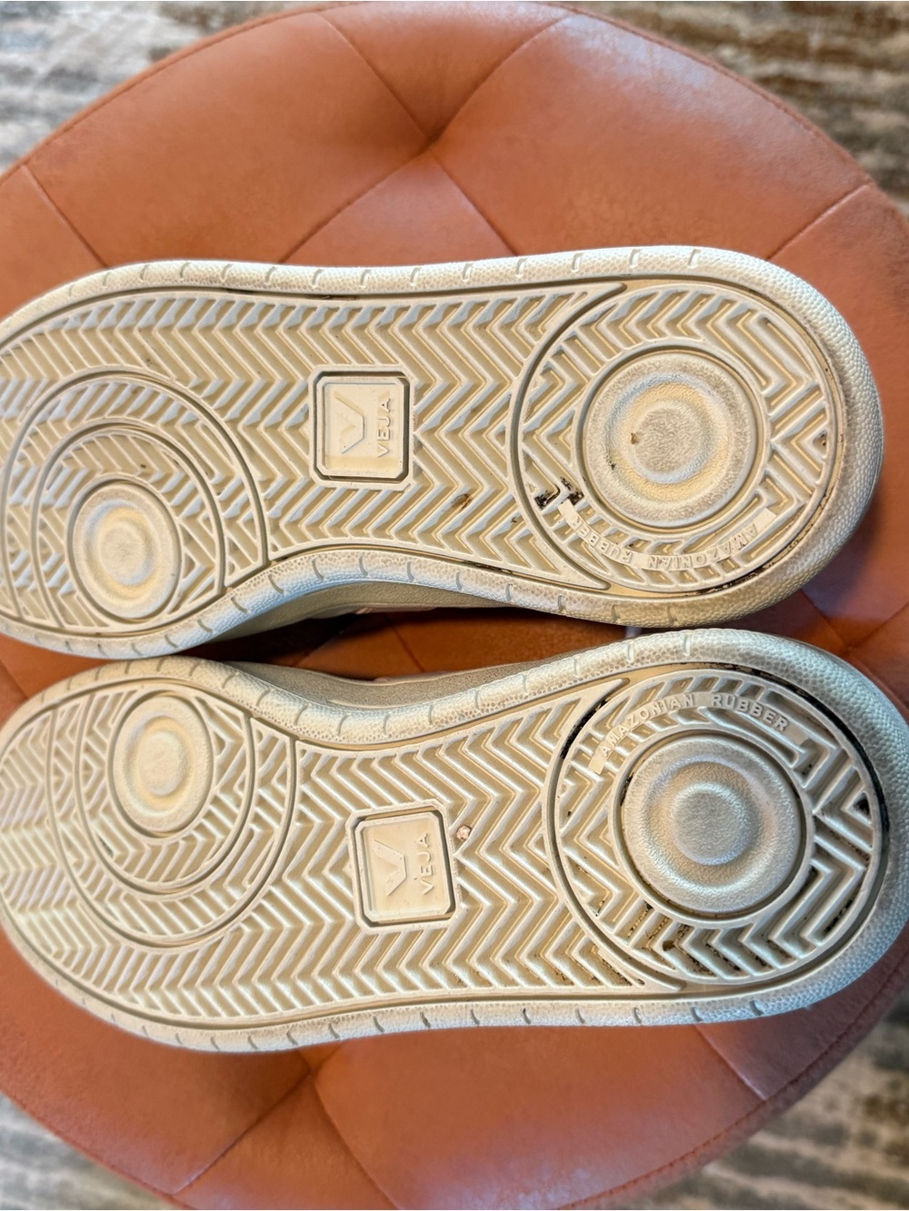 Veja V-10 Sneakers in White, Petale & Sahara - Picture 4 of 6